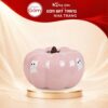 Ống tiết kiệm Bát Tràng dảng quả bí ngô màu hồng hoạ tiết Halloween NT-HĐ05 - Ảnh đại diện