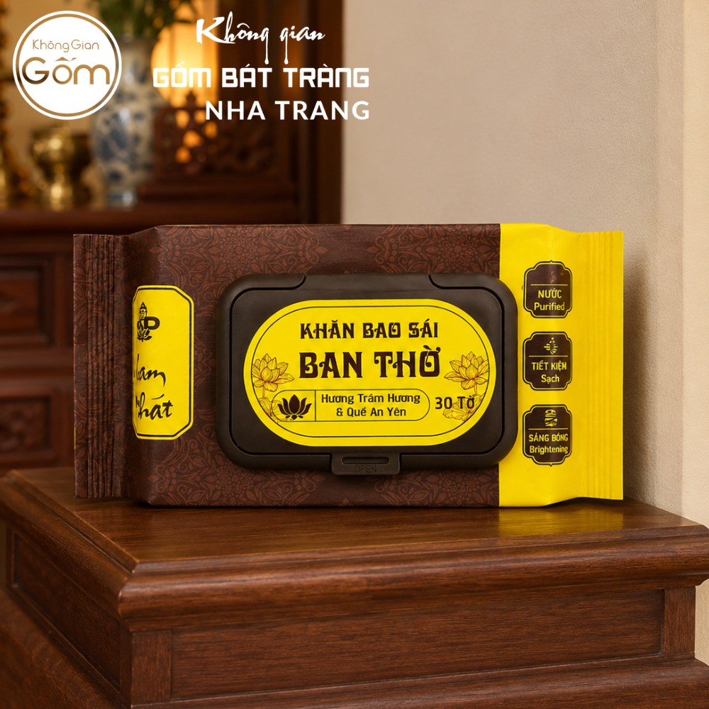 Khăn vệ sinh bàn thờ