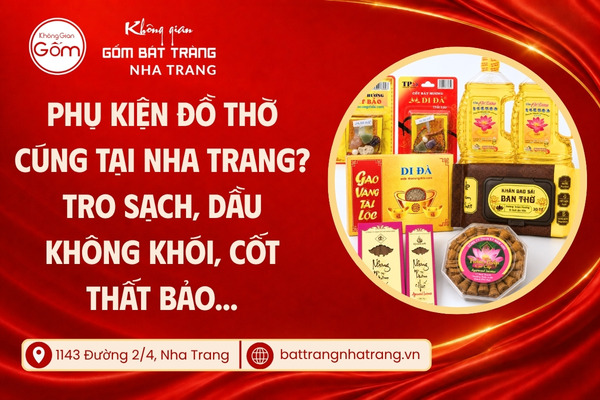 Phụ kiện đồ thờ Bát Tràng