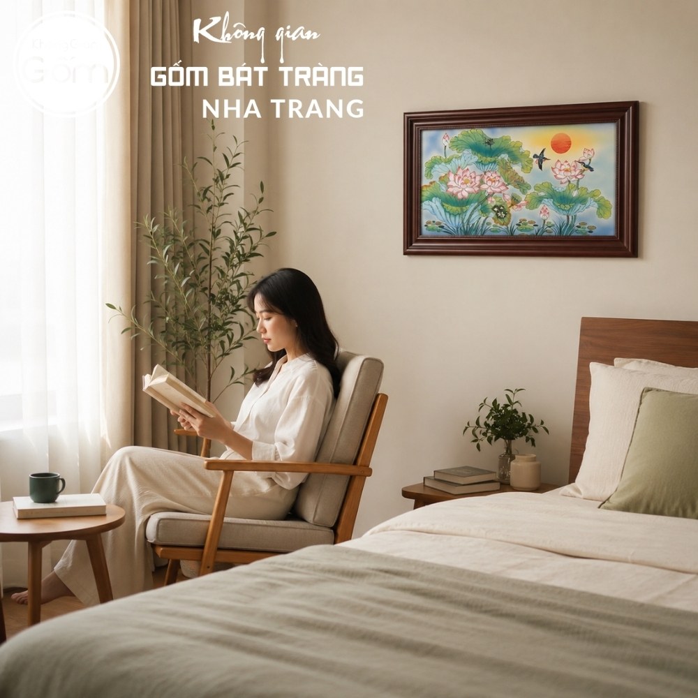 Tranh gốm sứ Bát Tràng