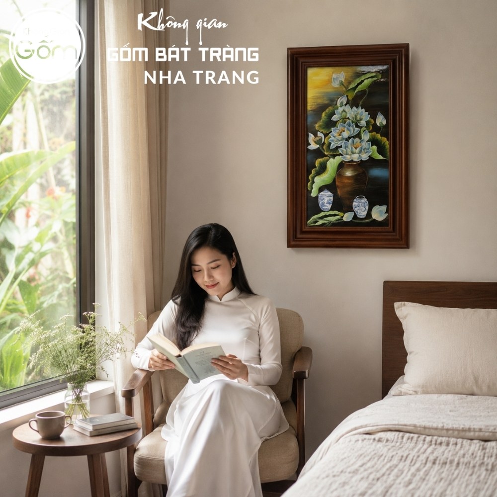 Tranh gốm sứ Bát Tràng