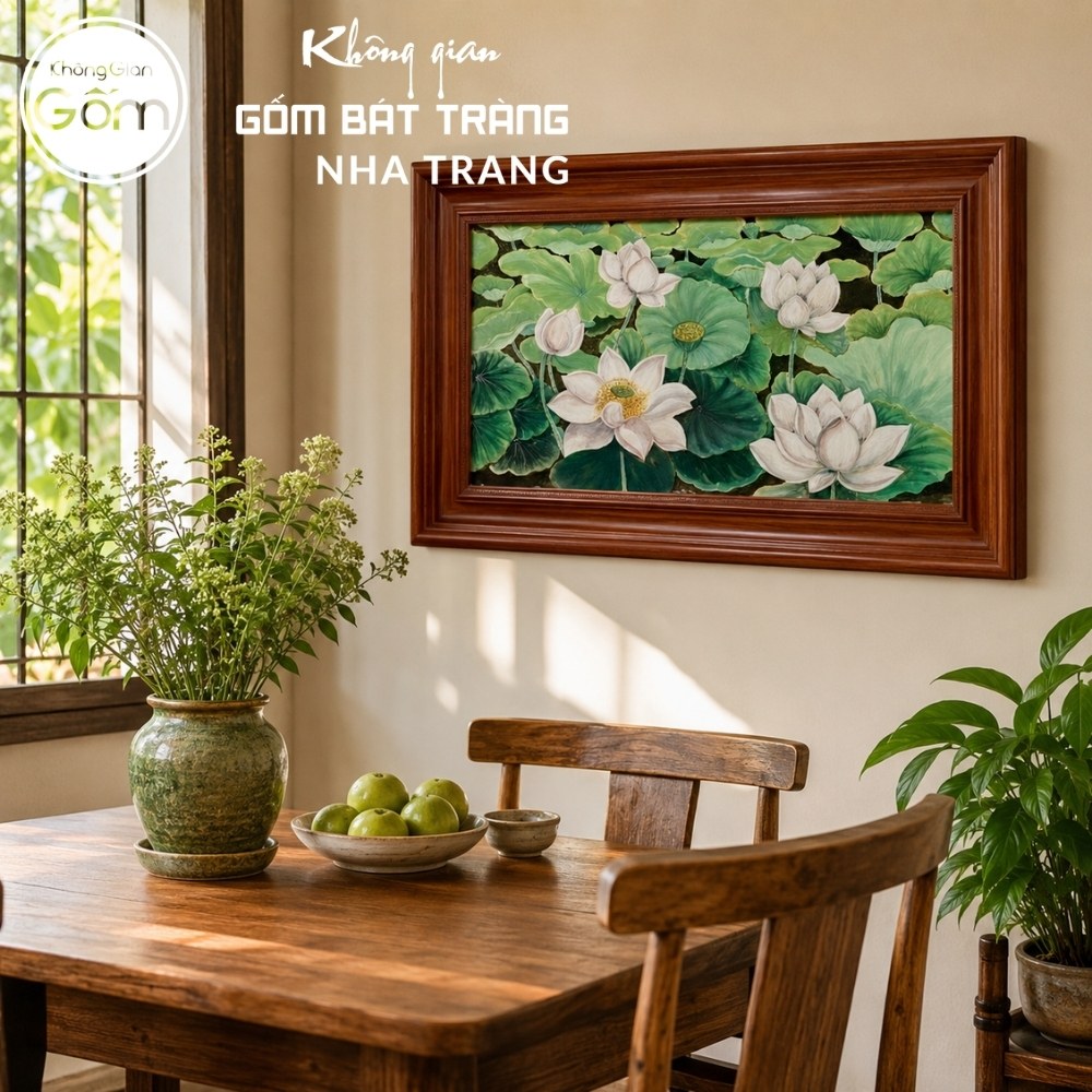 Tranh gốm sứ Bát Tràng