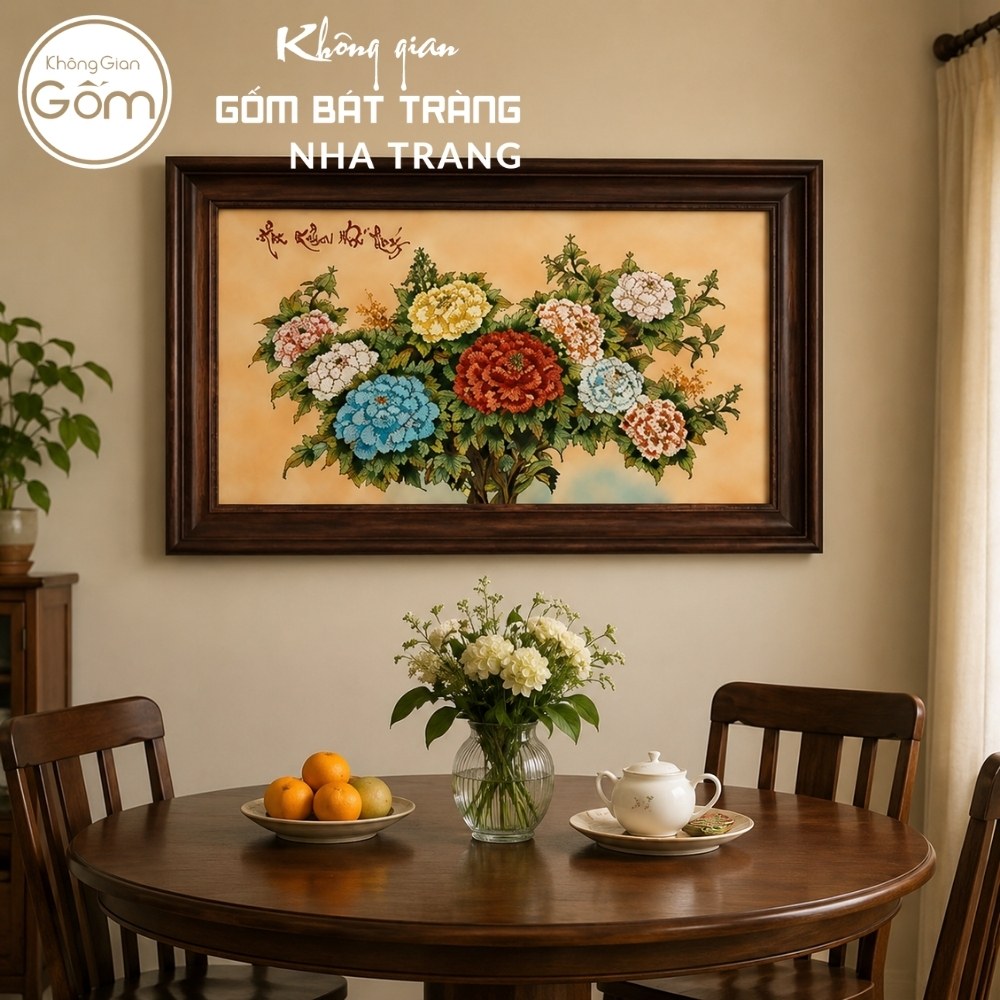 Tranh gốm Bát Tràng
