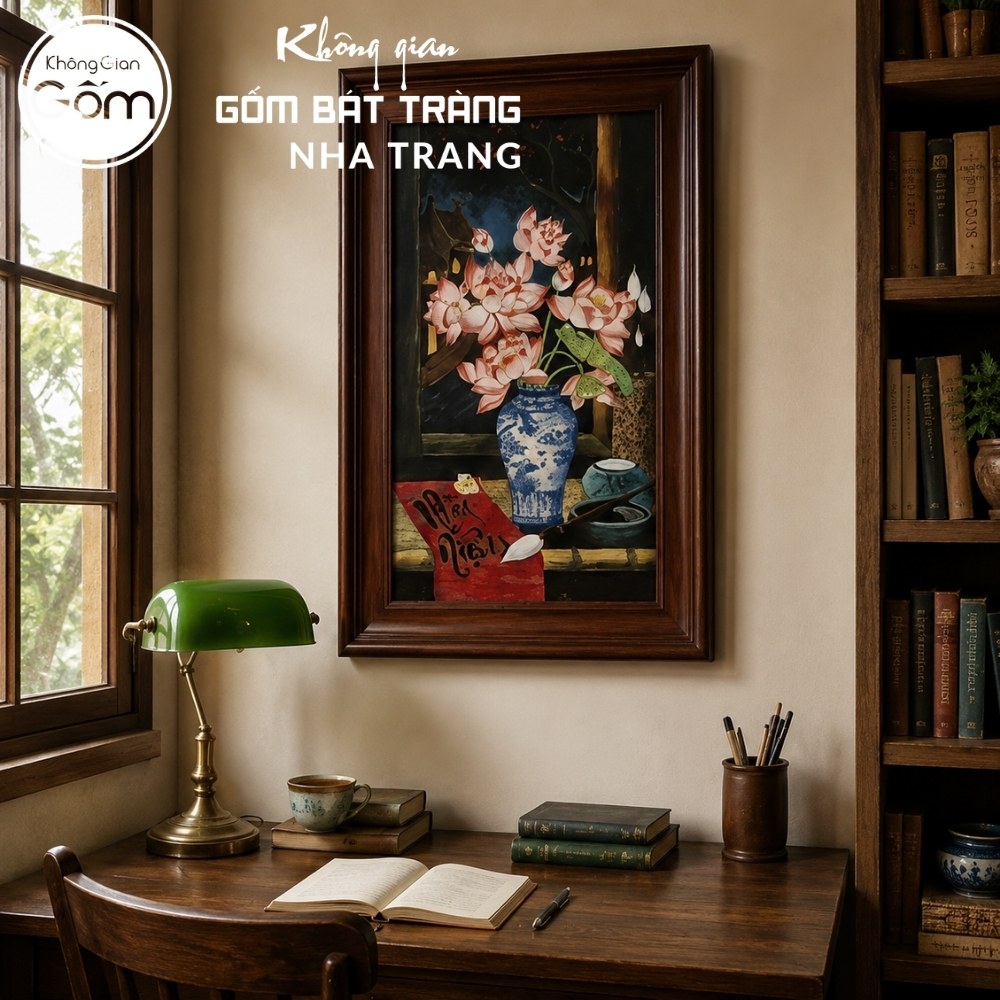 Tranh gốm sứ Bát Tràng