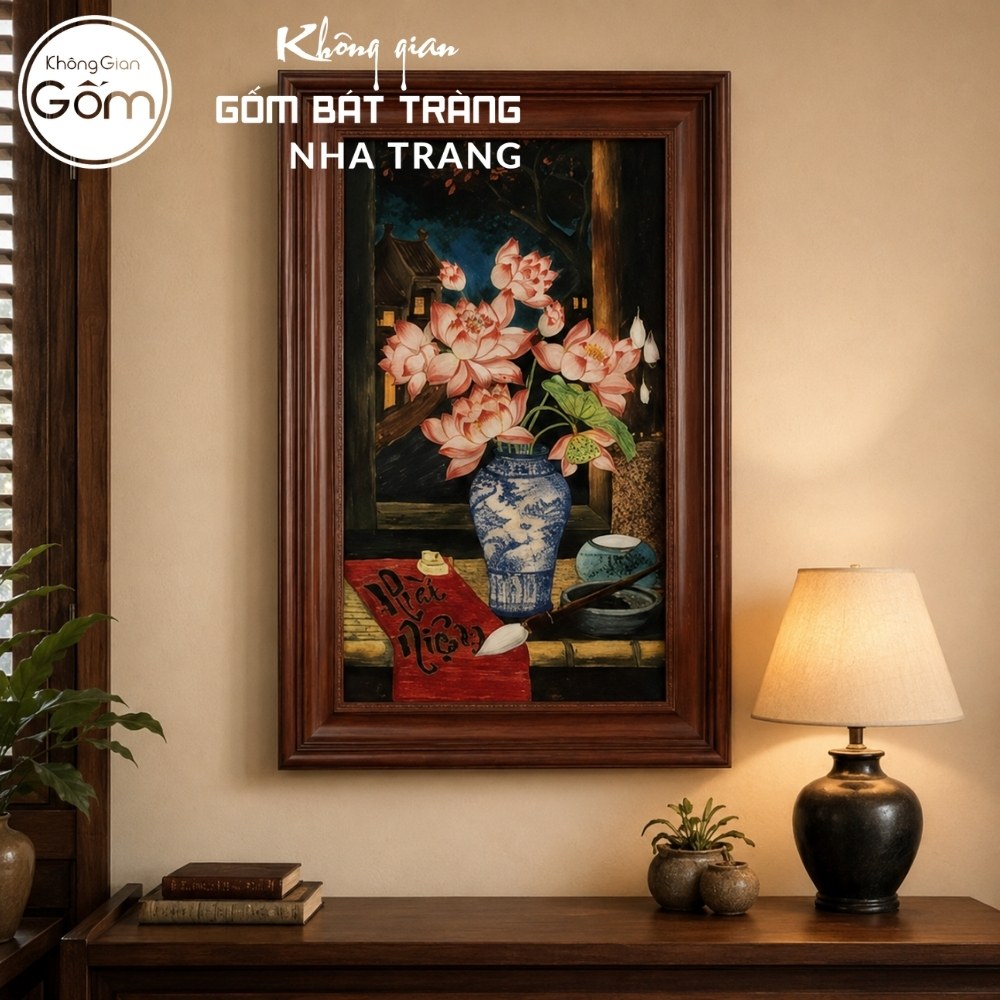 Tranh gốm sứ Bát Tràng
