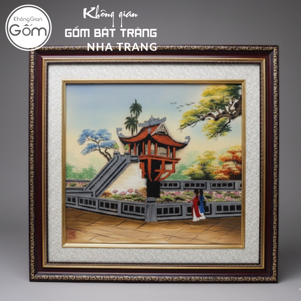 Tranh gốm sứ Bát Tràng