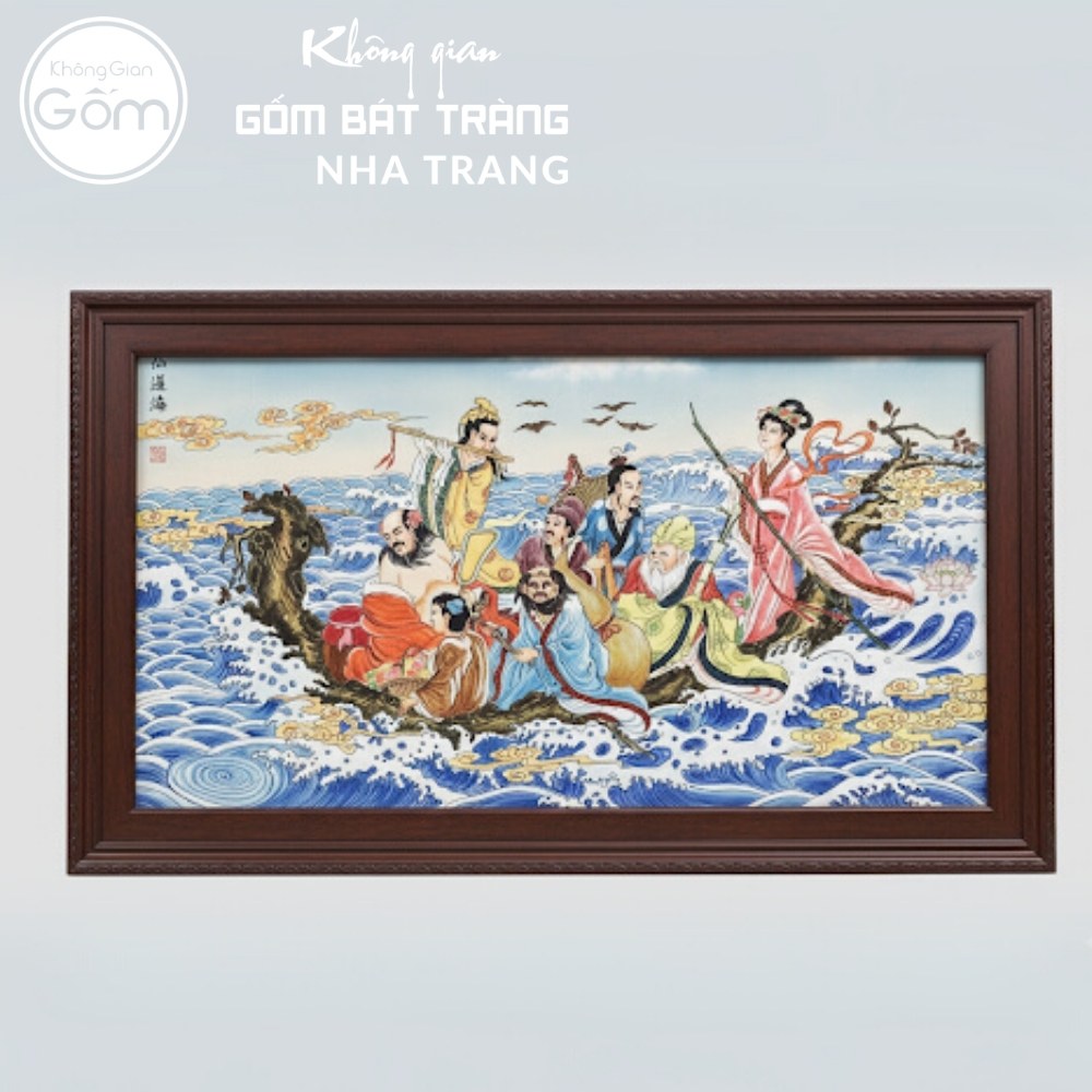 Tranh gốm sứ Bát Tràng