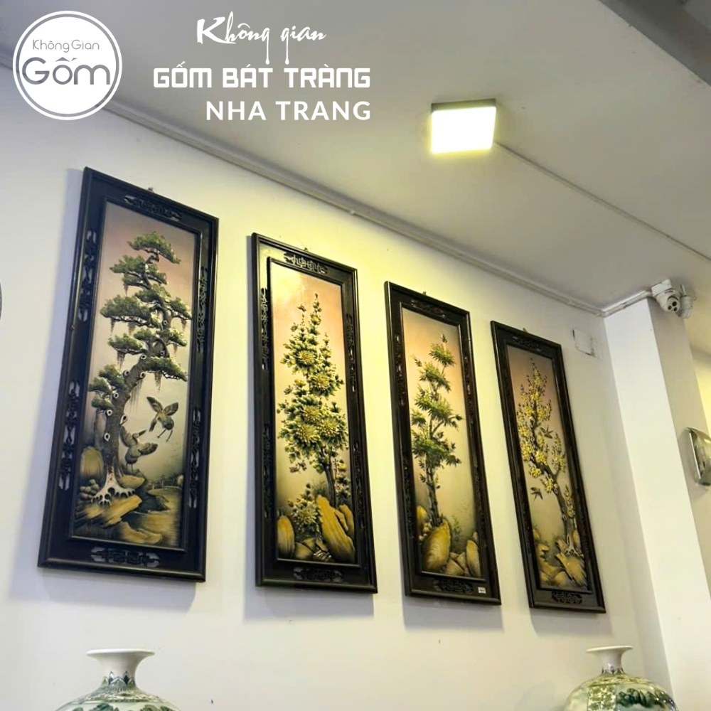 Tranh gốm sứ Bát Tràng
