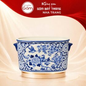 Áng Chữ Nhật Cắm Hoa Men Lam Họa Tiết Chim Hoa Phú Quý NT-LH16 - Ảnh đại diện