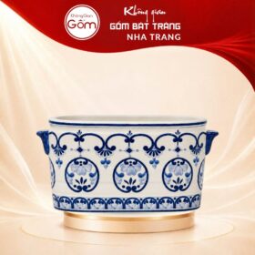 Áng Chữ Nhật Cắm Hoa Men Lam Họa Tiết Hoa Xanh Cổ Điển NT-LH17 - Ảnh đại diện