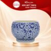 Chậu Tròn Cắm Hoa Men Lam Vẽ Cúc Đại Đóa Bát Tràng NT-LH07 - Ảnh đại diện