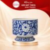 Lọ Hoa Gốm Bát Tràng Vẽ Lam Hoa Dây Chân Đế Cao Cấp NT-LH11 - Ảnh đại diện