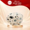 Tượng voi có vòi cụp gốm sứ Bát Tràng men tiêu vẽ hoa kích thước H8.5 x R9.5 x D15cm NT-TGS07 - Ảnh đại diện